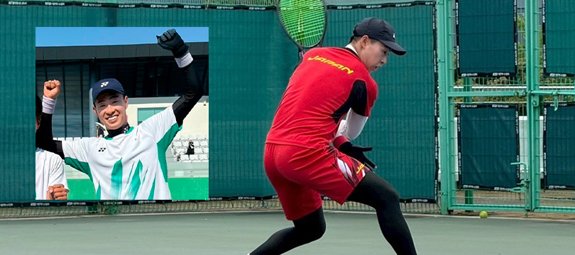 ダンロップソフトテニスボールアドバイザーの上松俊貴選手が「コリアカップソフトテニス大会」で四冠達成！